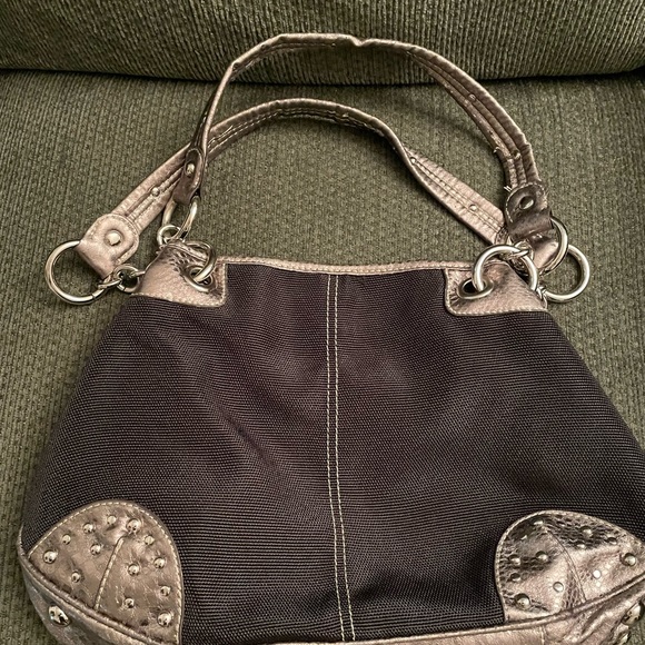 Kathy Van Zeeland Black/Silver Bag - Picture 4 of 10